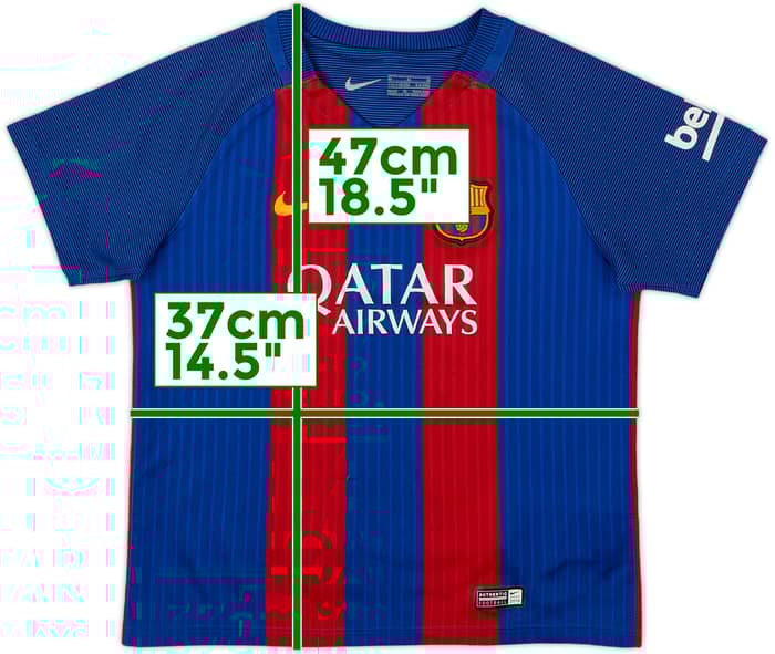 2016-17 Barcelona Home Shirt - 6/10 - (5-6 Years)