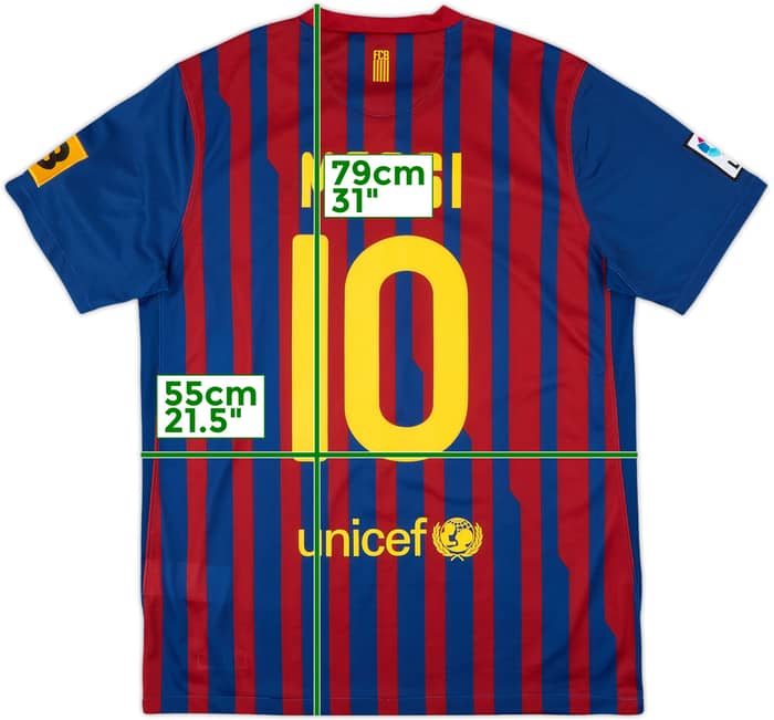 2011-12 Barcelona Home Shirt Messi #10 - 10/10 - (L)