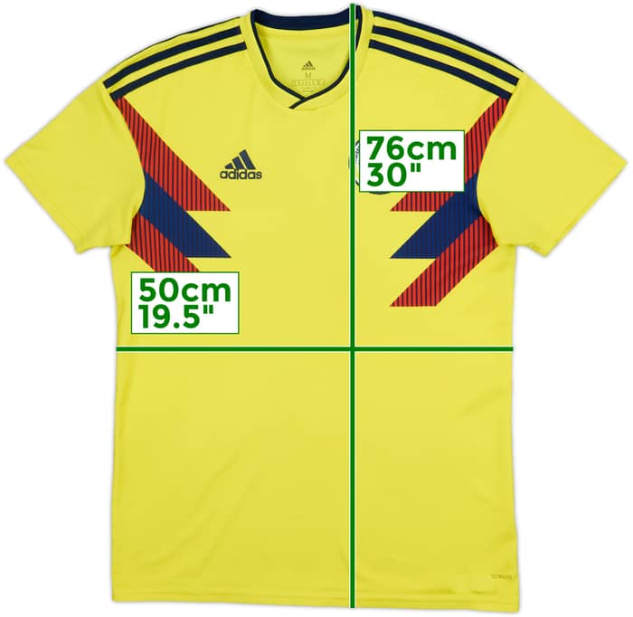 2018-19 Colombia Home Shirt - 7/10 - (M)