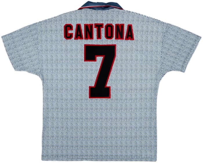 1995-96 Manchester United Away Shirt Cantona #7 - 8/10 - (L)