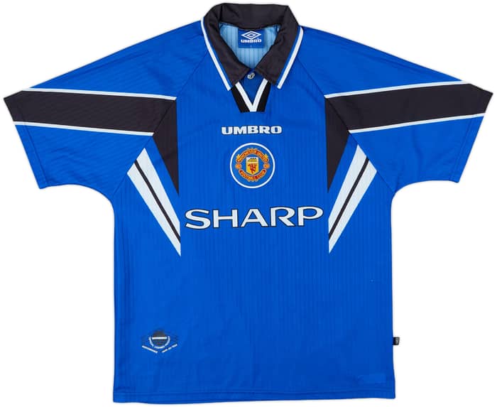 1996-98 Manchester United Third Shirt Beckham #10 - 9/10 - (L)