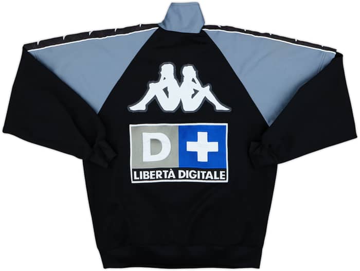 1998-99 Juventus Kappa 1/4 Zip Training Top - 8/10 - (XS)