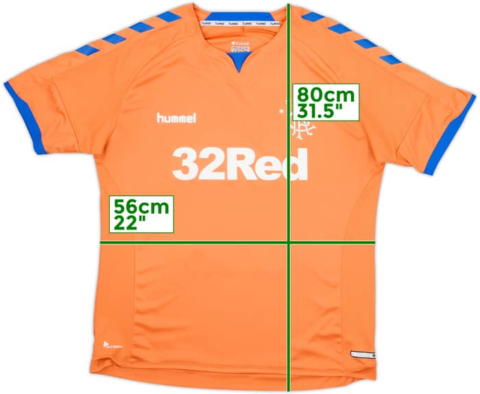 2018-19 Rangers Third Shirt - 8/10 - (XXL)