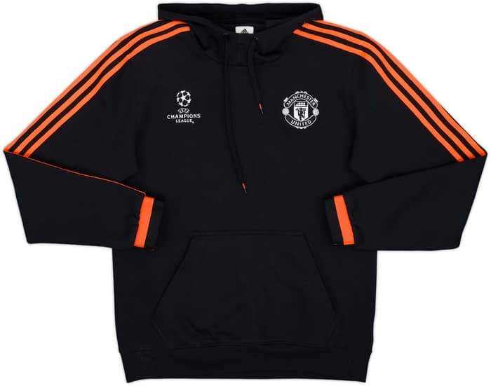 2015-16 Manchester United adidas Hooded Sweat Top - 9/10 - (M)