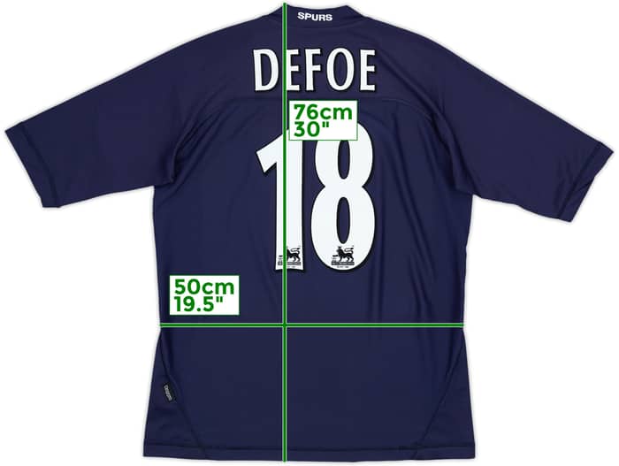 2004-05 Tottenham Away Shirt Defoe #18 - 7/10 - (XXL)