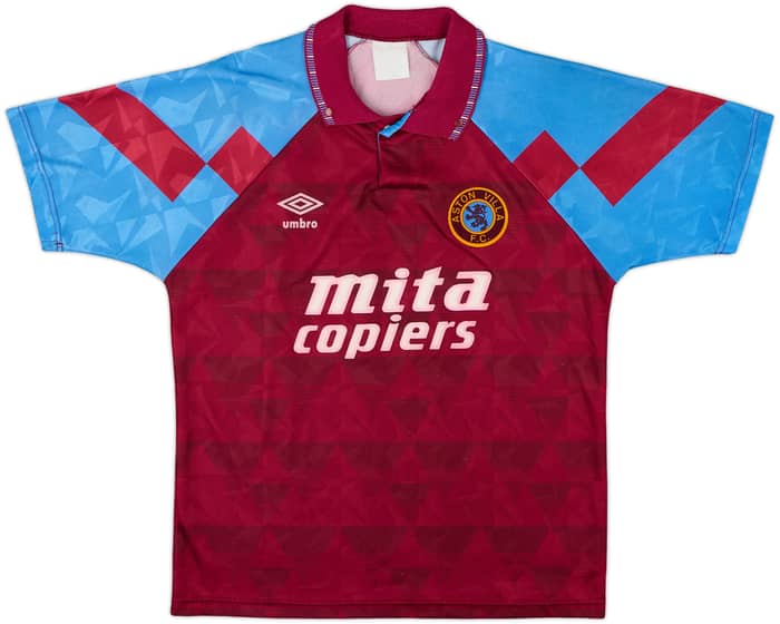 1990-92 Aston Villa Home Shirt - 6/10 - (M)