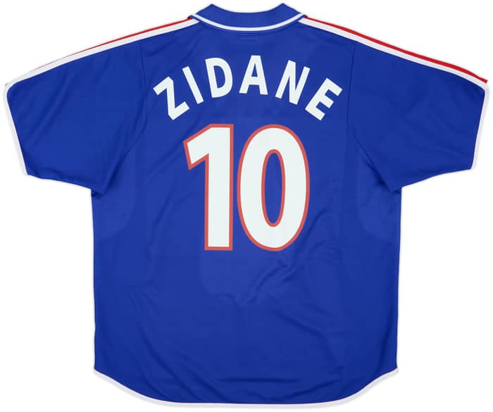 2000-02 France Home Shirt Zidane #10 - 10/10 - (XL)