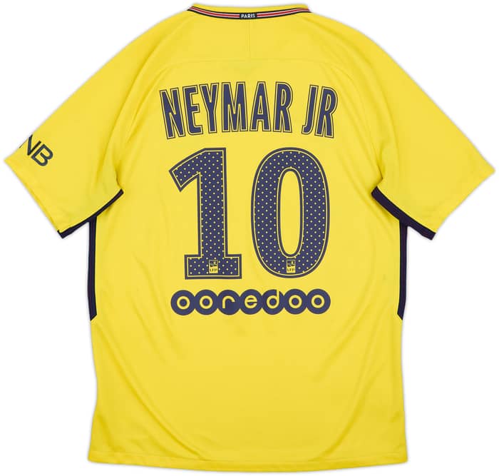 2017-18 Paris Saint-Germain Away Shirt Neymar Jr #10 - 7/10 - (M)
