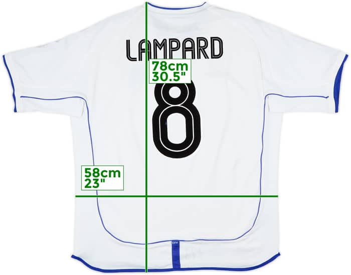 2001-03 Chelsea Away Shirt Lampard #8 - 7/10 - (XL)