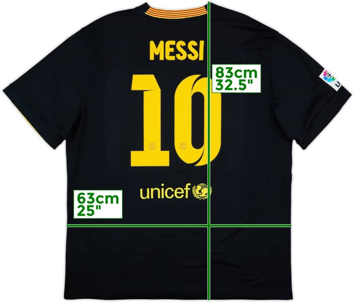 2013-14 Barcelona Third Shirt Messi #10 - 8/10 - (XXL)