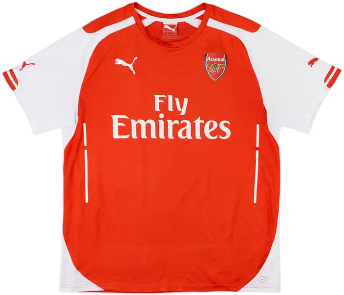 2014-15 Arsenal Home Shirt Arteta #8 - 7/10 - (L)