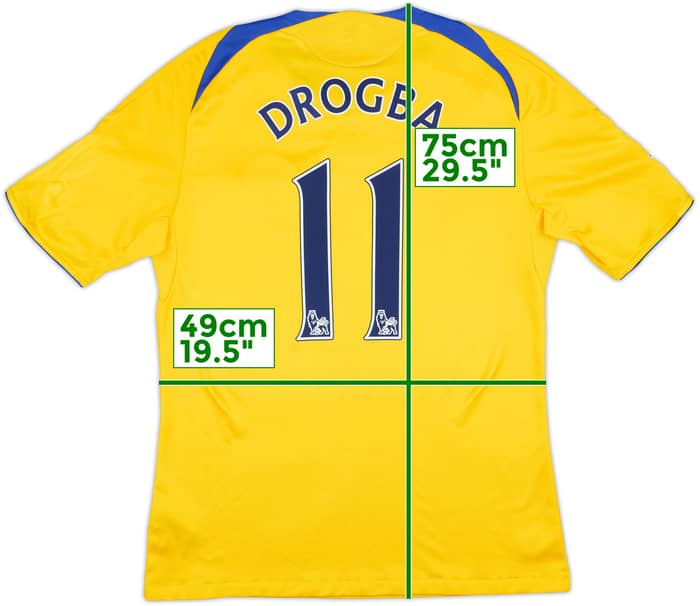 2008-09 Chelsea Third Shirt Drogba #11 - 4/10 - (M)
