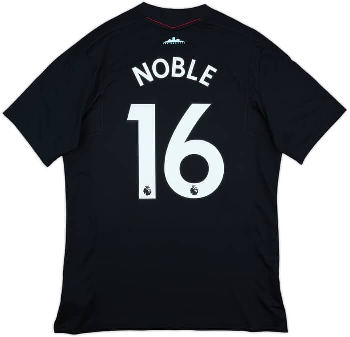 2017-18 West Ham Away Shirt Noble #16 - 9/10 - (L)