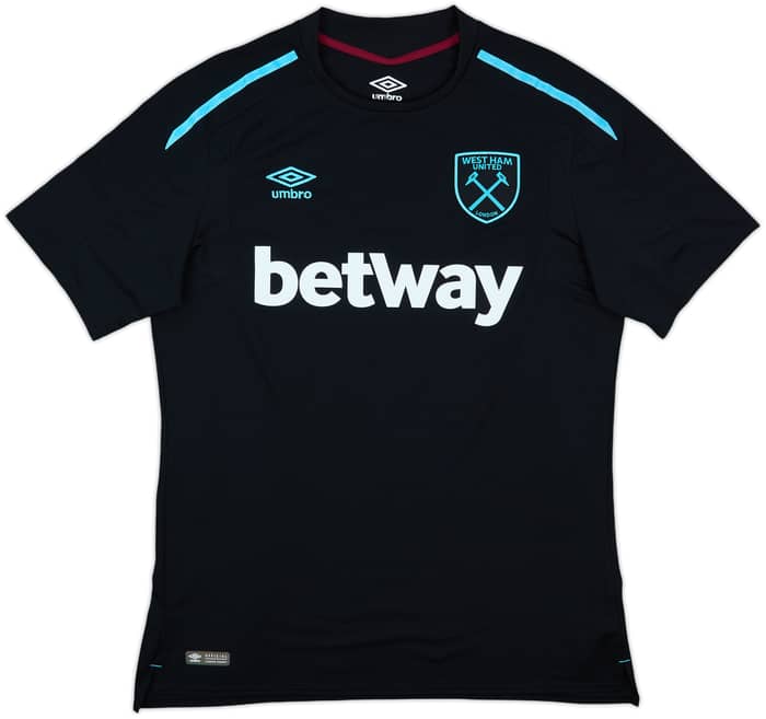 2017-18 West Ham Away Shirt Noble #16 - 9/10 - (L)