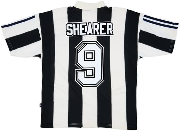 1995-97 Newcastle Home Shirt Shearer #9 - 8/10 - (S)
