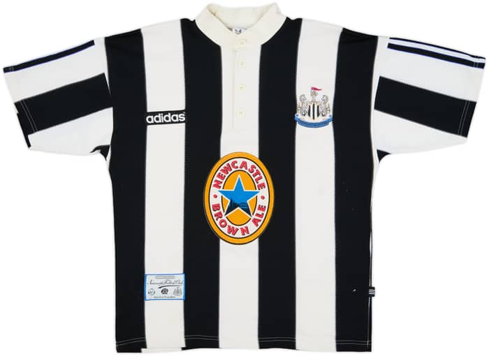 1995-97 Newcastle Home Shirt Shearer #9 - 8/10 - (S)