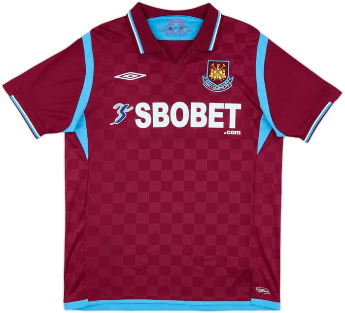 2009-10 West Ham Home Shirt Noble #16 - 6/10 - (M)