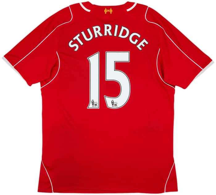 2014-15 Liverpool Home Shirt Sturridge #15 - 6/10 - (L)