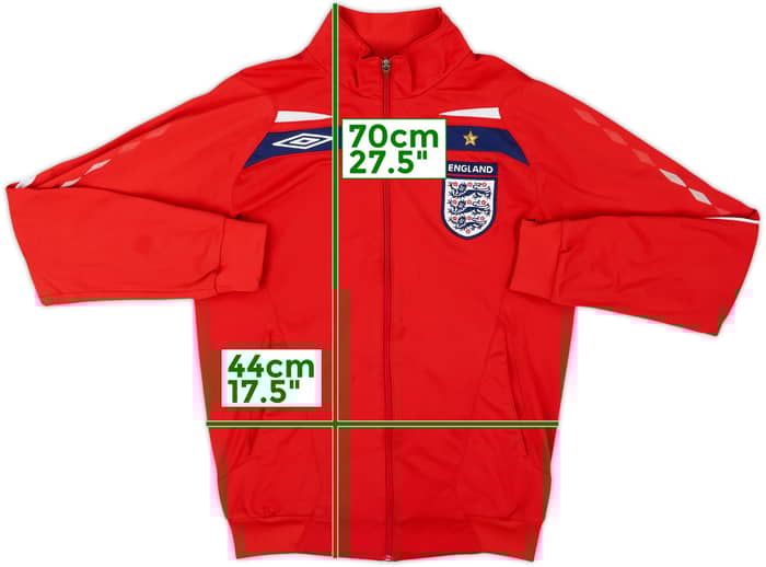 2008-10 England Umbro Track Jacket - 6/10 - (S)