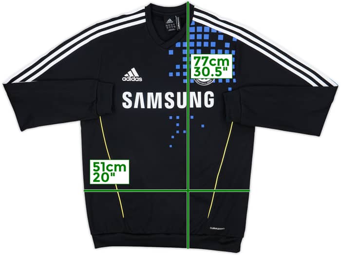 2011-12 Chelsea adidas Sweat Top - 9/10 - (M/L)
