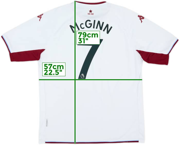 2021-22 Aston Villa Away Shirt McGinn #7 - 8/10 - (XXL)