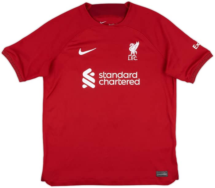 2022-23 Liverpool Home Shirt Luis Diaz #23 - 8/10 - (XL.Boys)