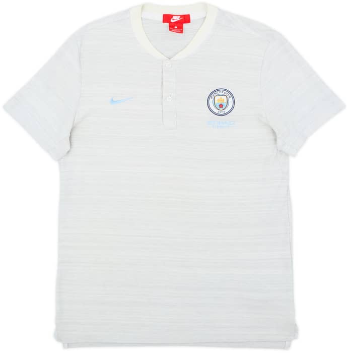 2018-19 Manchester City Nike Polo Shirt - 9/10 - (L)