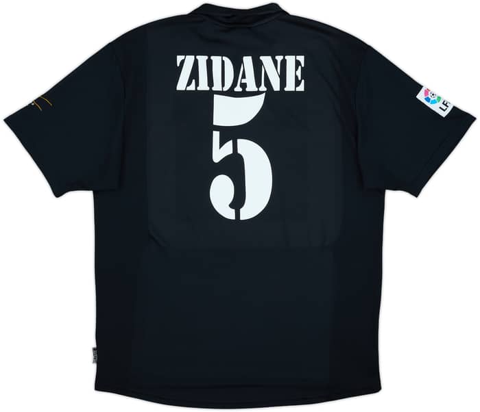 2001 Real Madrid Away Shirt Zidane #5 - 9/10 - (L)
