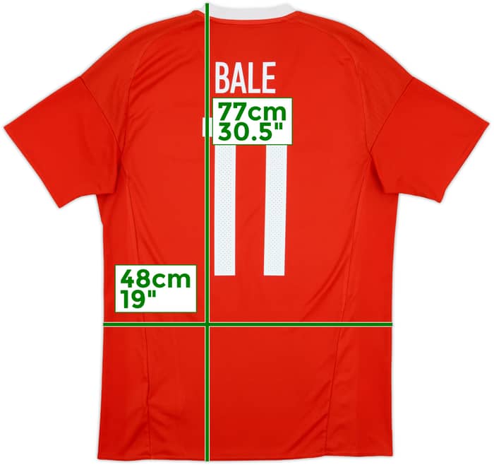 2016-17 Wales Home Shirt Bale #11 - 8/10 - (M)
