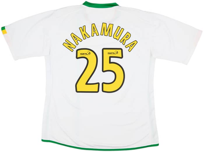2006-08 Celtic European Player Issue Shirt Nakamura #25 - 8/10 - (XL)