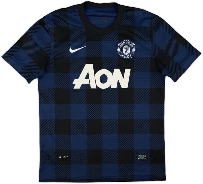 2013-14 Manchester United Away Shirt Vidic #15 - 7/10 - (M)