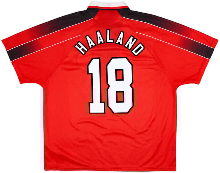 1996-97 Nottingham Forest Home Shirt Haaland #18 - 8/10 - (XXL)