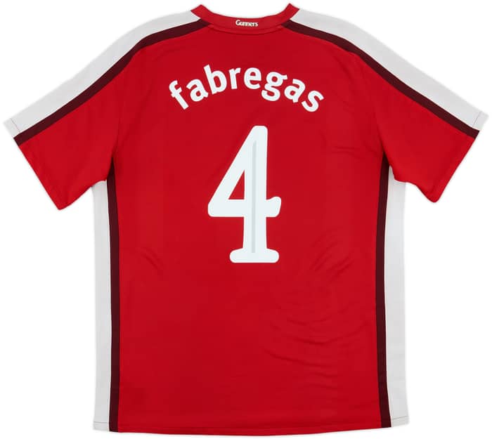 2008-10 Arsenal Home Shirt Fabregas #4 - 5/10 - (L)