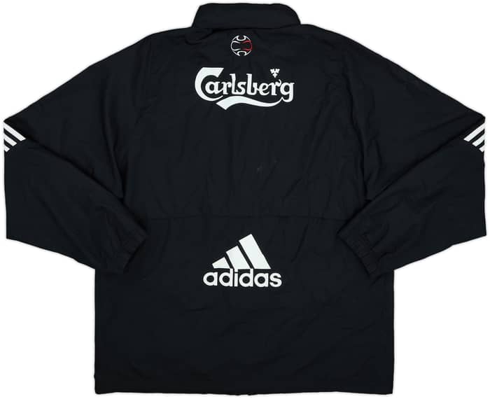 2007-08 Liverpool adidas Hooded Rain Jacket - 8/10 - (L)