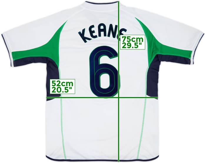2002-03 Ireland Away Shirt Keane #6 - 8/10 - (L)