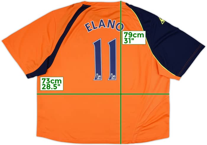 2008-09 Manchester City Third Shirt Elano #11 - 8/10 - (4XL)