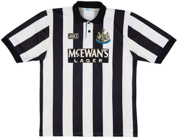1993-95 Newcastle Home Shirt Cole #9 - 6/10 - (XL)