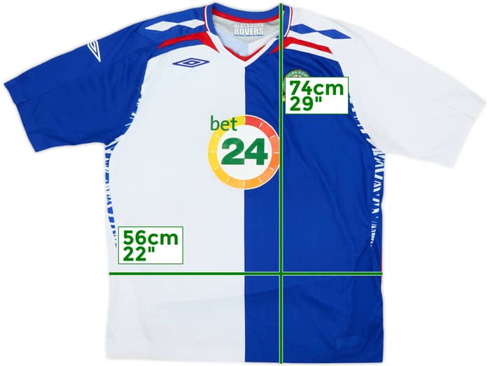 2007-08 Blackburn Home Shirt - 5/10 - (XL)
