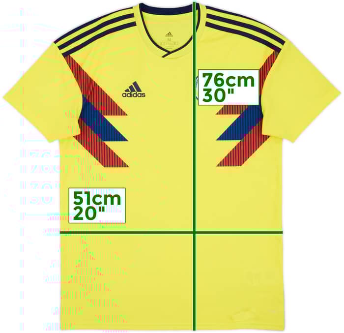 2018-19 Colombia Home Shirt - 8/10 - (M)