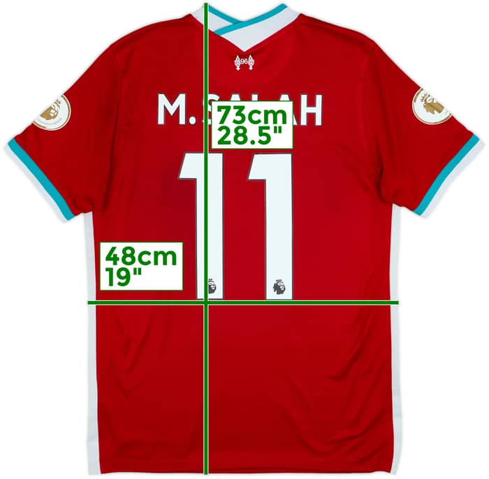2020-21 Liverpool Home Shirt M.Salah #11 - 5/10 - (M)