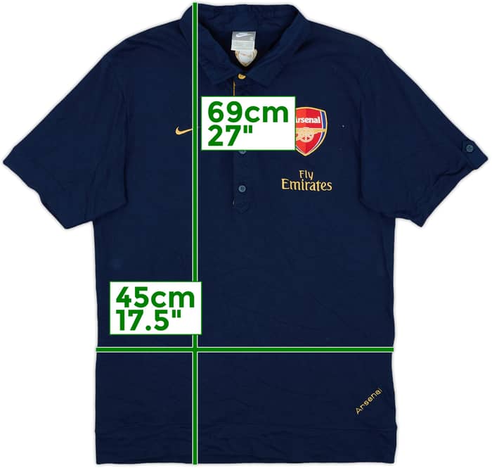 2007-08 Arsenal Nike Polo Shirt - 6/10 - (S)