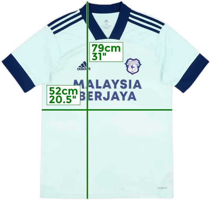 2020-21 Cardiff Away Shirt - 7/10 - (M)