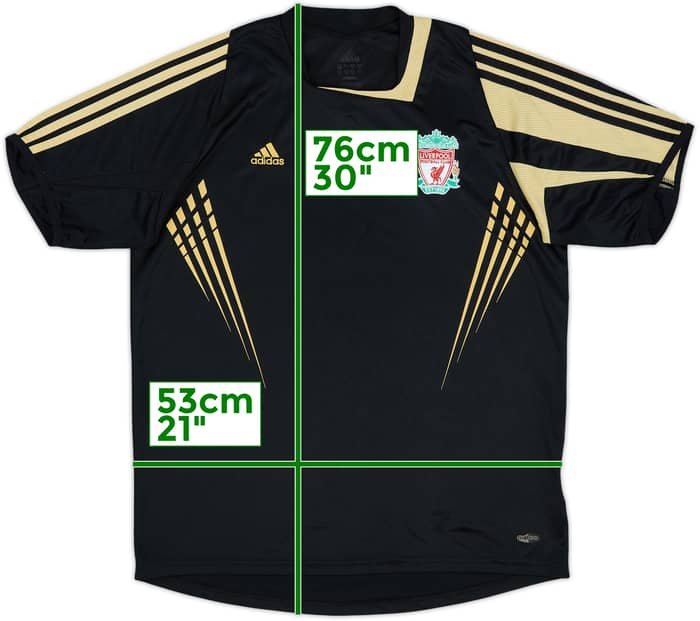 2008-09 Liverpool adidas Training Shirt - 8/10 - (M)