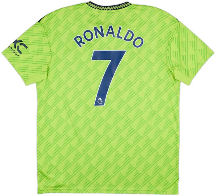 2022-23 Manchester United Third Shirt Ronaldo #7 - 9/10 - (XL)