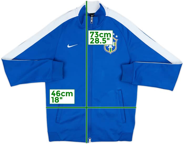 2014-15 Brazil Nike Track Jacket - 8/10 - (S)