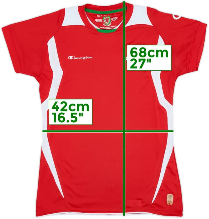 2008-10 Wales Home Shirt - 8/10 - (Women's S)