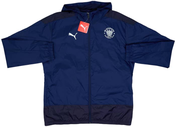 2021-22 Blackpool Puma Hooded Rain Jacket (XL)