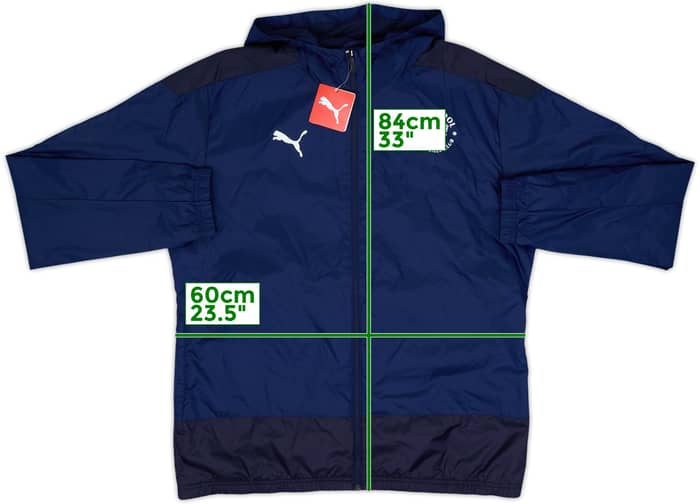 2021-22 Blackpool Puma Hooded Rain Jacket (XL)