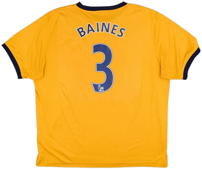 2011-12 Everton Away Shirt Baines #3 - 7/10 - (XL)