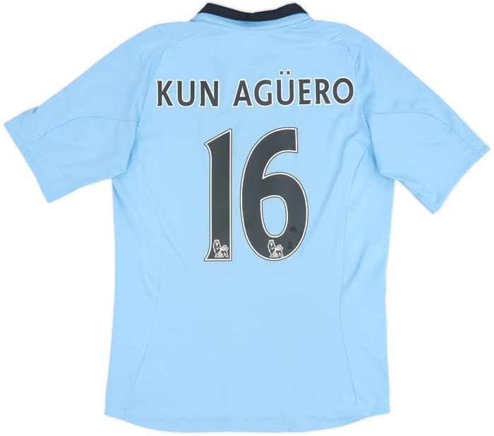 2012-13 Manchester City Camiseta Local Kun Aguero #16 - 7/10 - (M)